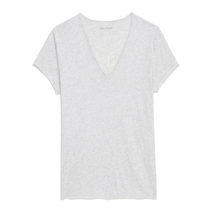 T-shirt Story Gris Chine Clai - Taille XS - Zadig & Voltaire - Modalova
