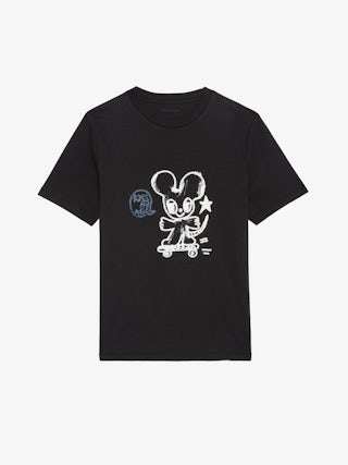 Edwin T-shirt - Round neck, short sleeve T-shirt with Humberto Cruz mouse on the front.