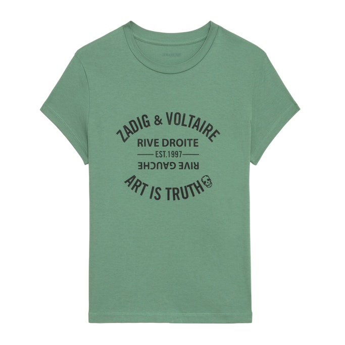 T-shirt Walk Coriander - Taille S - Zadig & Voltaire - Modalova