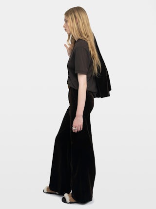 Edwin T-shirt - Oversized short-sleeved T-shirt with photoprint and rhinestones on front and back.