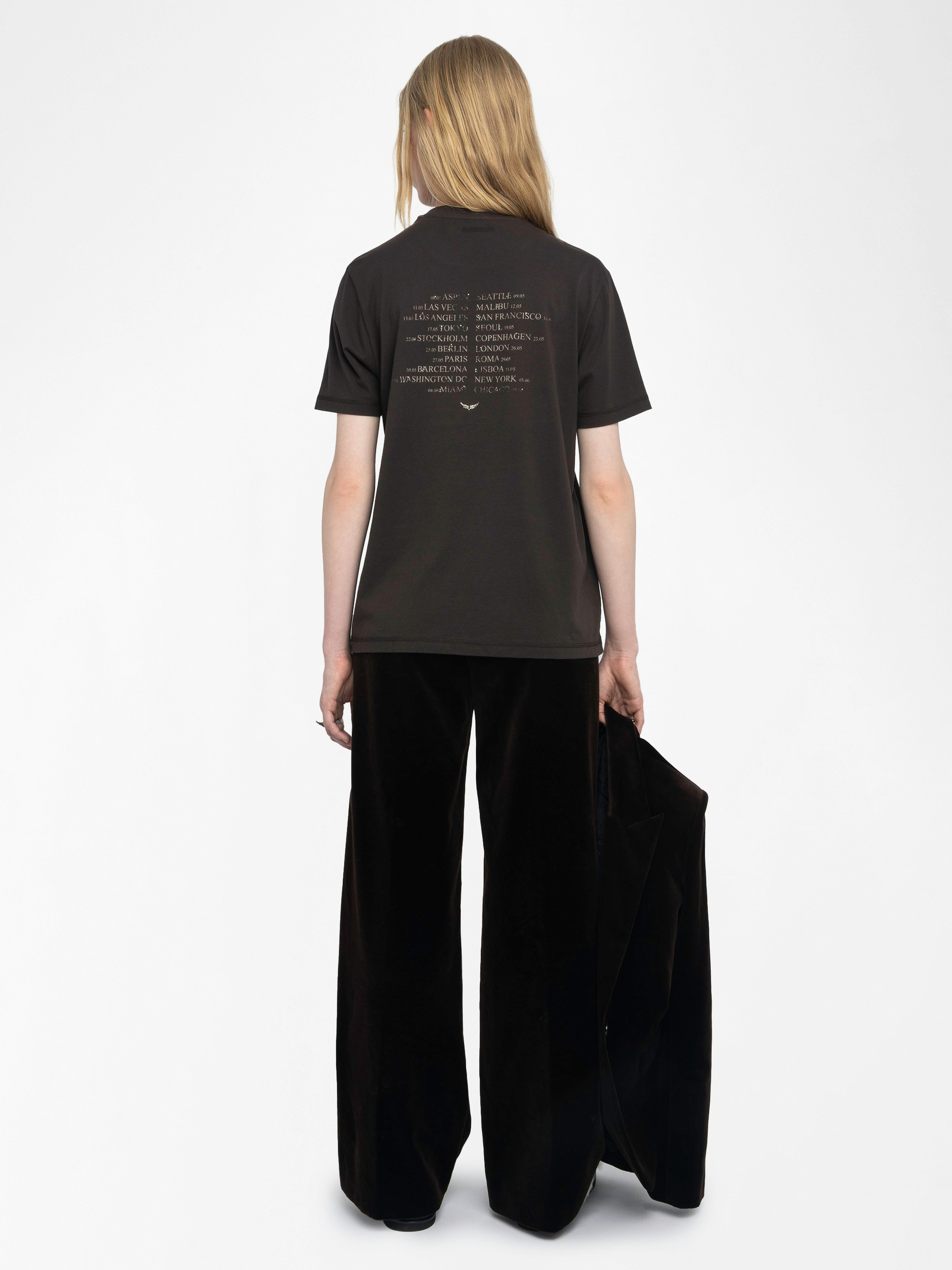 KIDILL × EDWIN Oversized T-shirts KLED31 KIDILL x Edwin x Jamie Reid Black/Yellow Tee - Wrong Weather