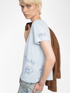 T-shirt Alys - T-shirt manches courtes avec multicusto strass.