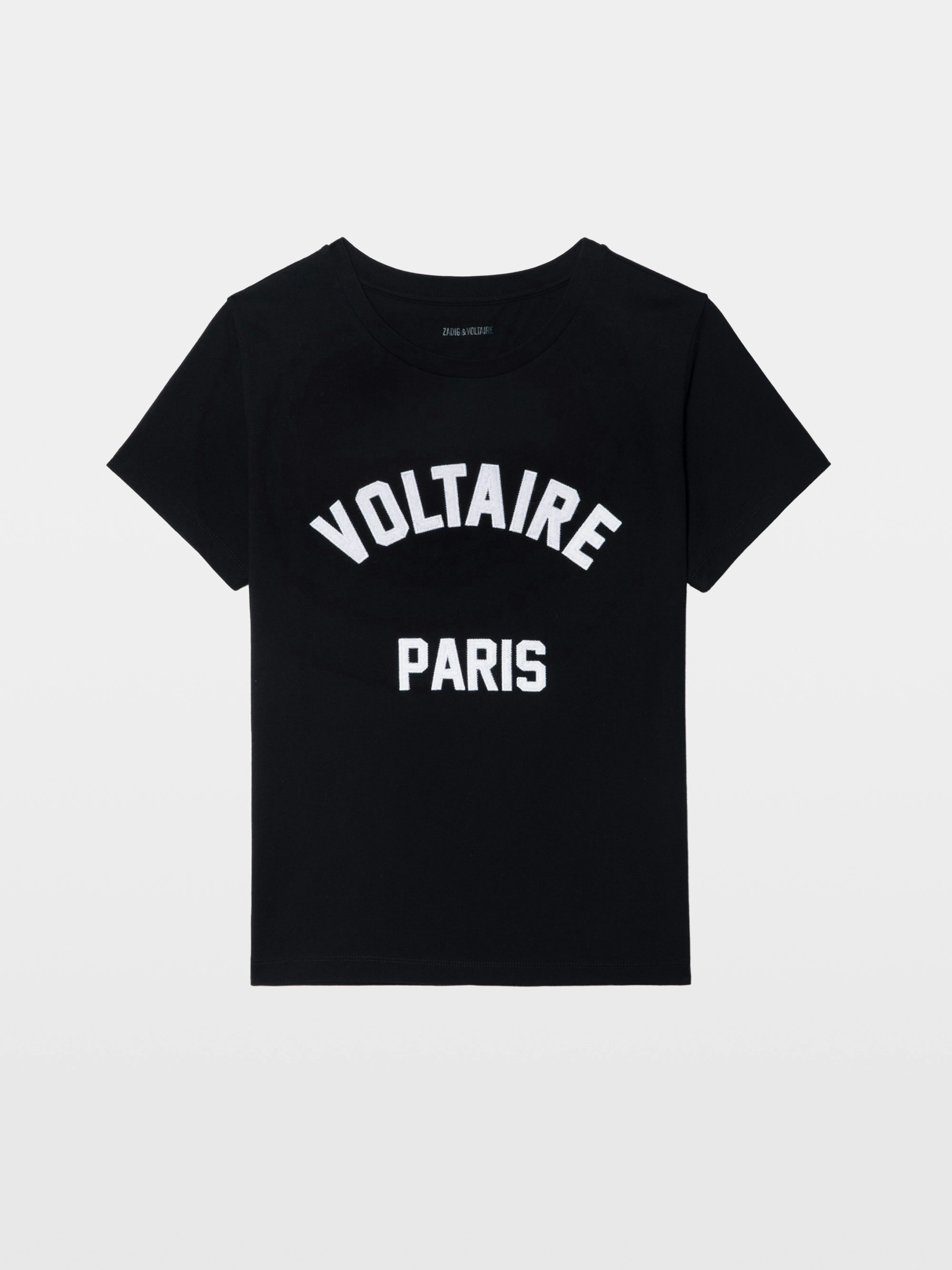 Taida Ink Cotton T-shirt with Rhinestones | Zadig&Voltaire