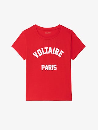 T-shirt Alys - T-shirt manches courtes avec patch wording à l'avant.