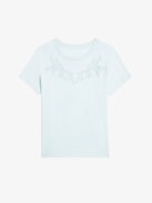 Alys T-shirt - Short-sleeved t-shirt with fishnet details.
