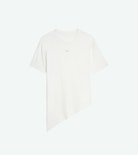 Edda T-shirt - Asymmetric short-sleeved t-shirt with rhinestones on the front.
