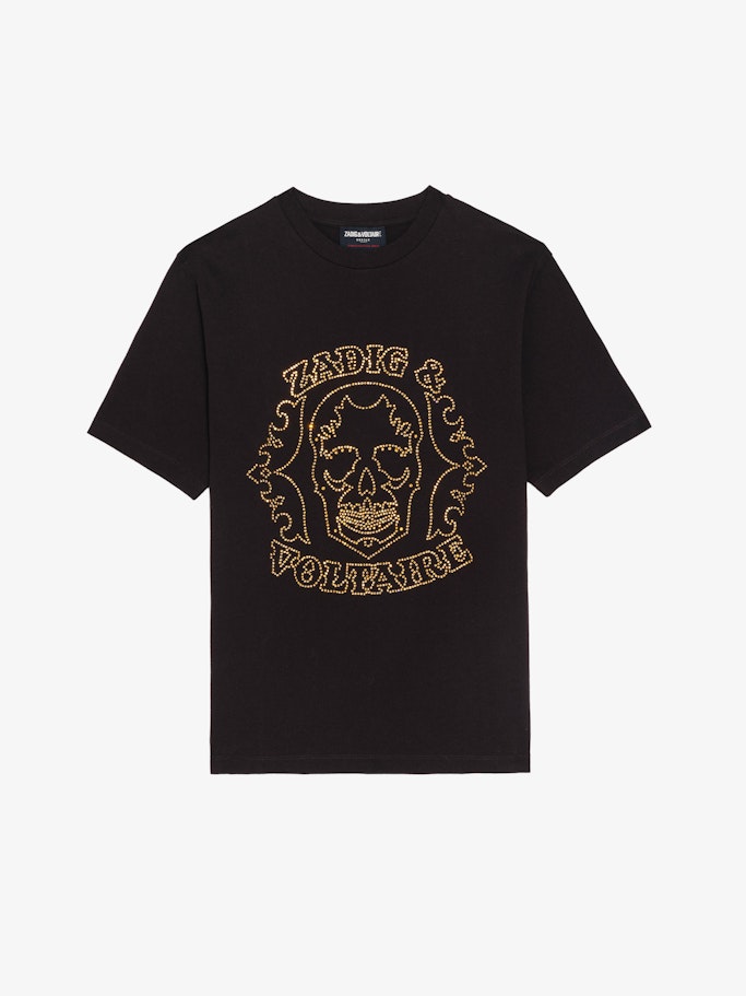 T-shirt Edwin Dark Chocolate - Taille S - Zadig & Voltaire - Modalova