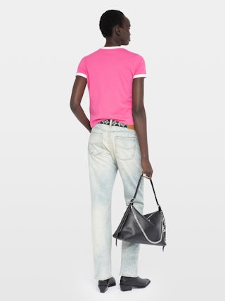 T-shirt Woos - Crew-neck short-sleeved t-shirt with front crest.