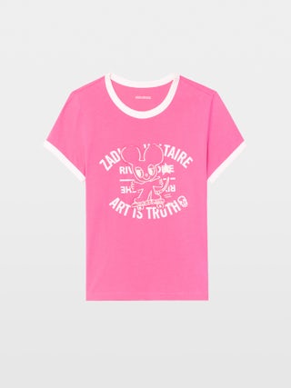 T-shirt Woos - Crew-neck short-sleeved t-shirt with front crest.