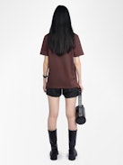 T-shirt Edwin - Short-sleeved oversized round neck t-shirt.