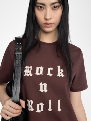 Edwin T-shirt - Short-sleeved oversized round neck t-shirt.