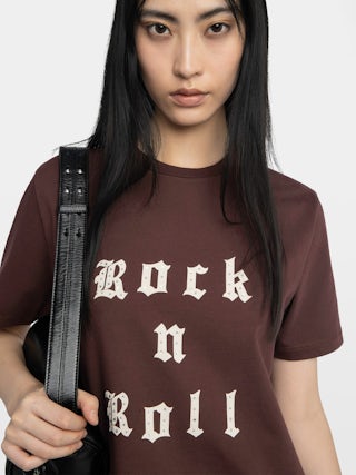 T-shirt Edwin - T-shirt manches courtes col rond ample.