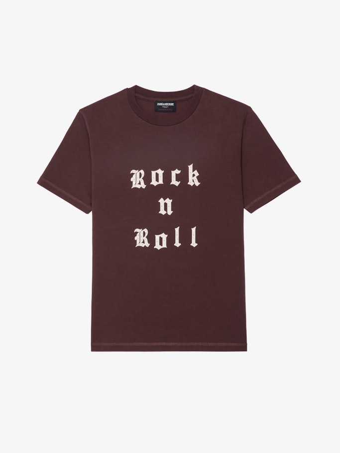 T-shirt Edwin Burgundy - Taille XS - Zadig & Voltaire - Modalova