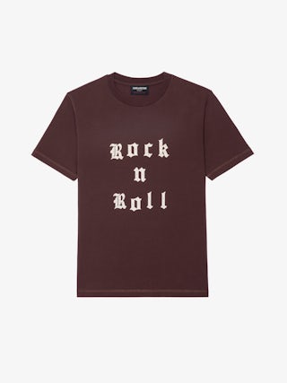 Edwin T-shirt - Short-sleeved oversized round neck t-shirt.