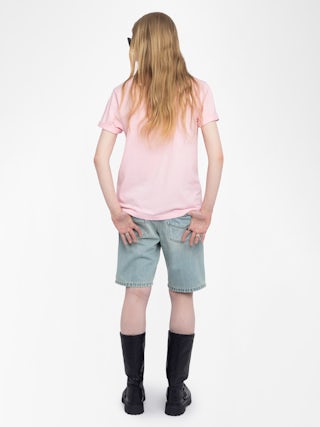 Edwin T-shirt - Short-sleeved loose-fitting round neck T-shirt.
