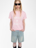 T-shirt Edwin - Short-sleeved loose-fitting round neck T-shirt.
