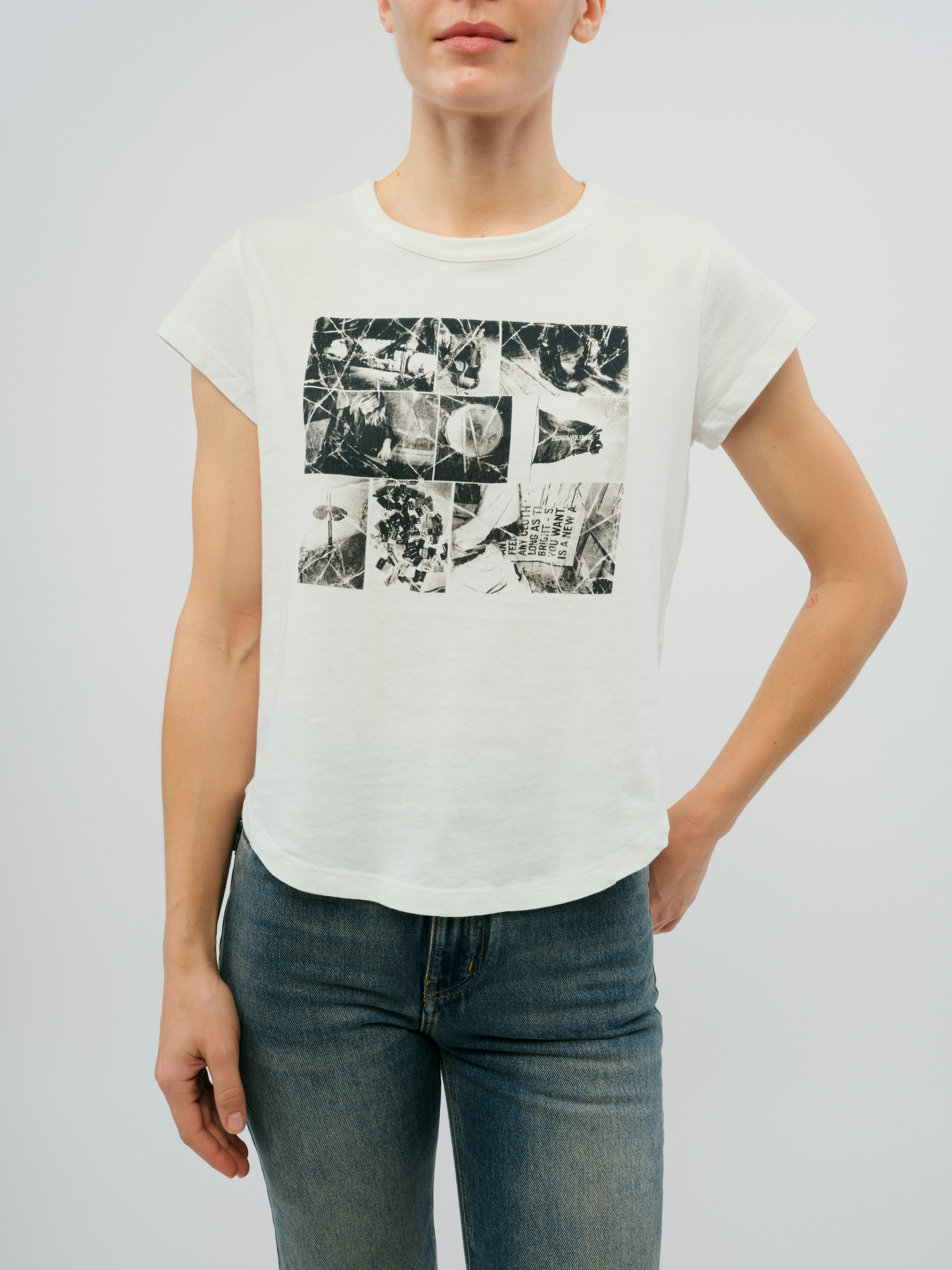 Woop Photo ZV T-Shirt - T-shirt with iconic Zadig & Voltaire logo.