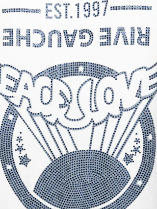 T-shirt Berry - Short-sleeved t-shirt with rhinestone crest.