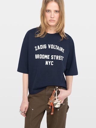 Taida Broome Street T-shirt - Short sleeved crew neck t-shirt.