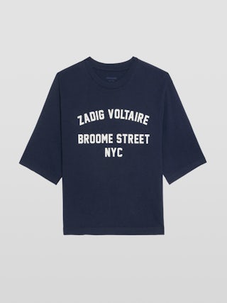 Taida Broome Street T-shirt - Short sleeved crew neck t-shirt.