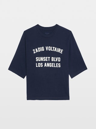 Taida Sunset Blvd T-shirt - Short sleeved crew neck t-shirt.