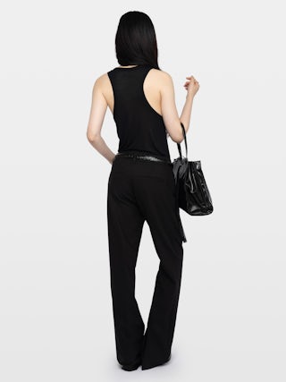 Débardeur Bianca - Débardeur en côtes légères.