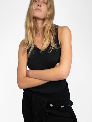 Bianca Tanktop - Leichtes geripptes Tanktop.