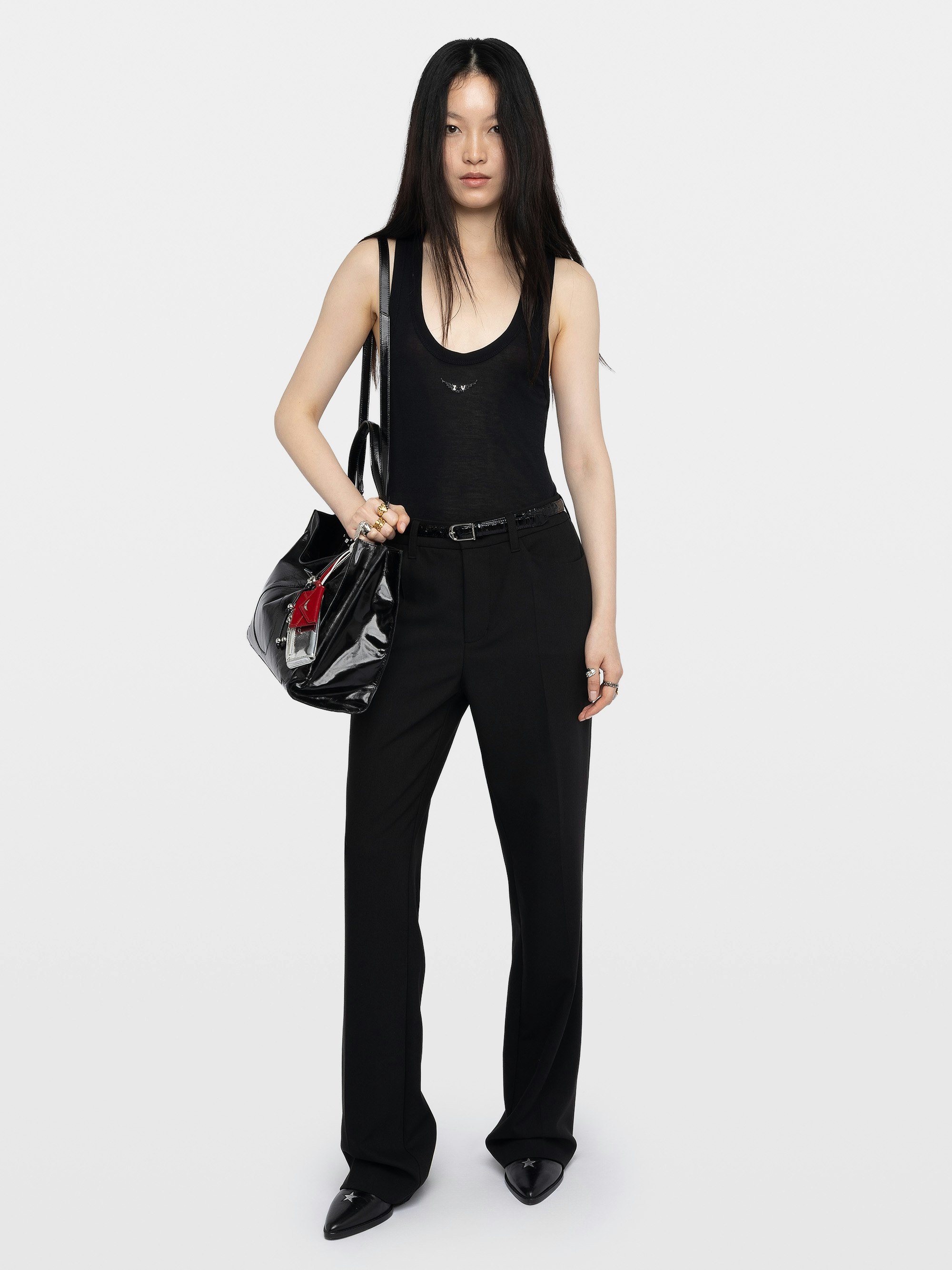 Débardeur Bianca - Débardeur en côtes légères.