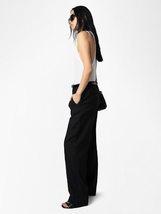 Débardeur Bianca - Débardeur en côtes légères.