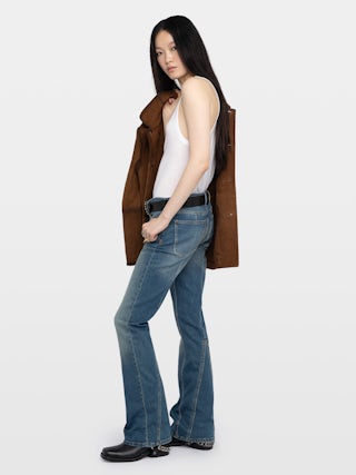 Débardeur Bianca - Débardeur en côtes légères.