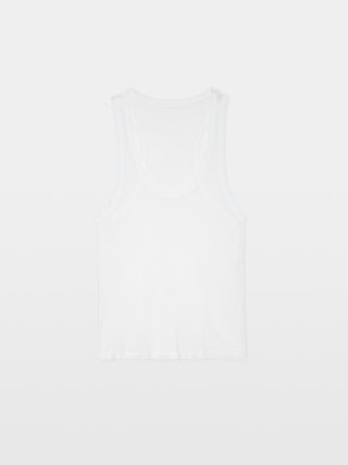 Bianca Tank Top - Light ribbed tank top.