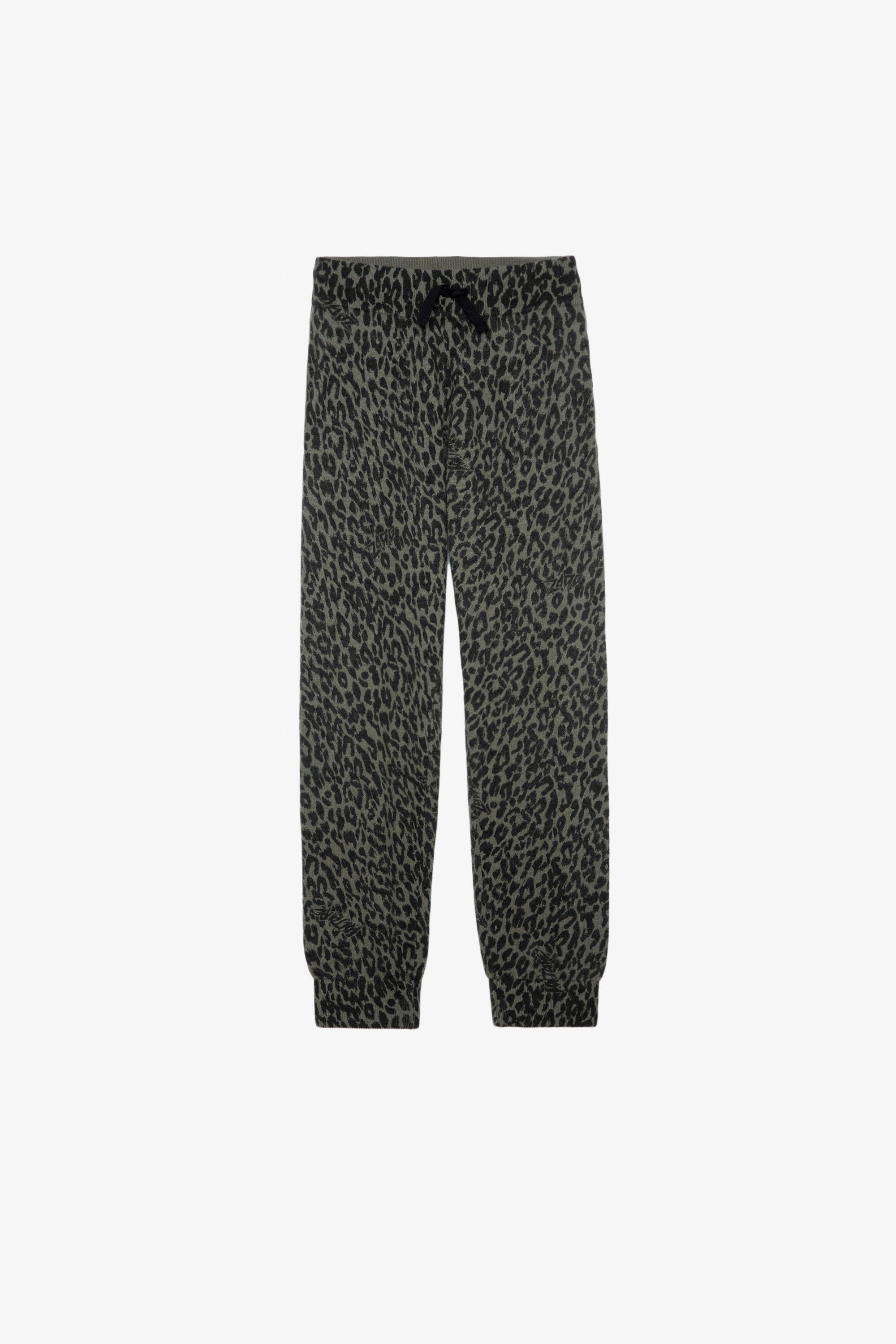 Steevy Girls’ Trousers - Girls’ khaki knit trousers