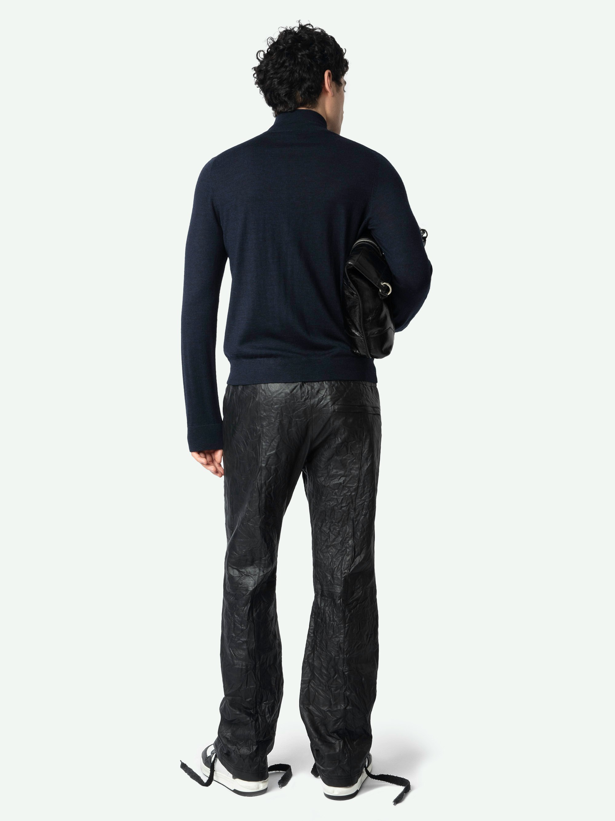 Charly Cardigan 100% Merino Wool cardigan navy men
