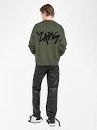 Mirko Cardigan - Long-sleeved buttoned cardigan, customised tag on the back.