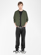 Mirko Cardigan - Long-sleeved buttoned cardigan, customised tag on the back.