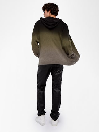 Clash Cardigan - Zip-up cardigan with hood.