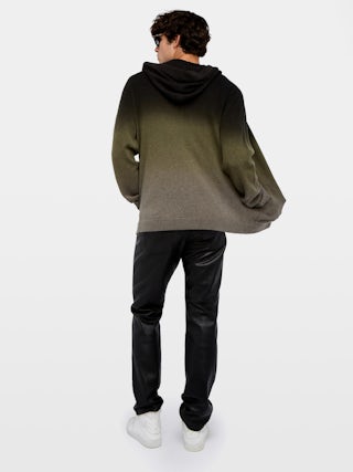 Cardigan Clash - Cardigan zippé avec capuche.