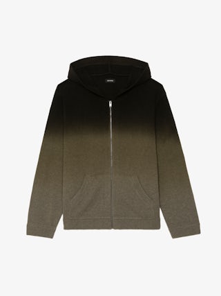 Clash Cardigan - Zip-up cardigan with hood.