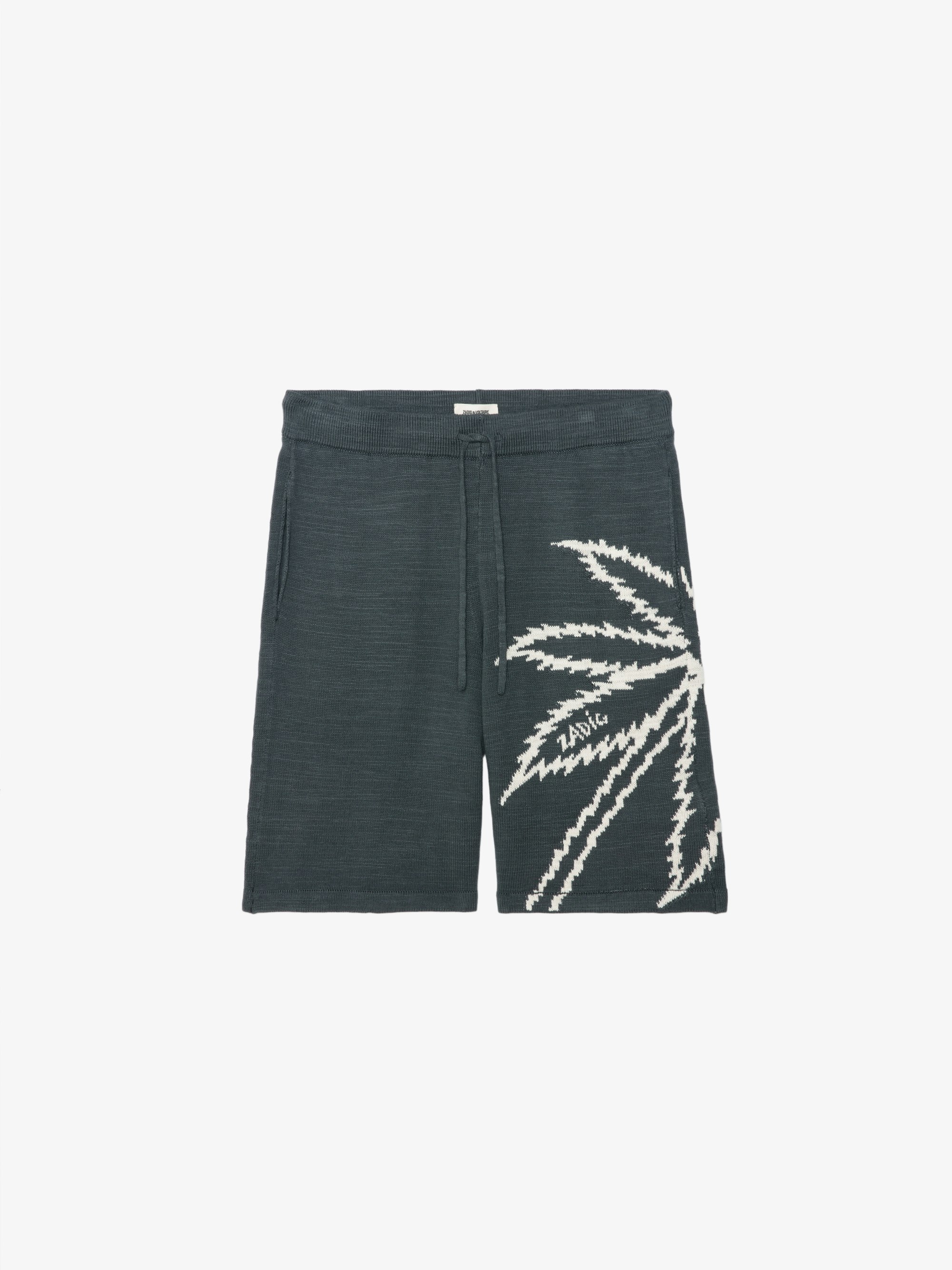 【THE MOZZ】[Premium] Belta Bermuda Pants Belted touch of linen Bermudas Inseam: 10.5