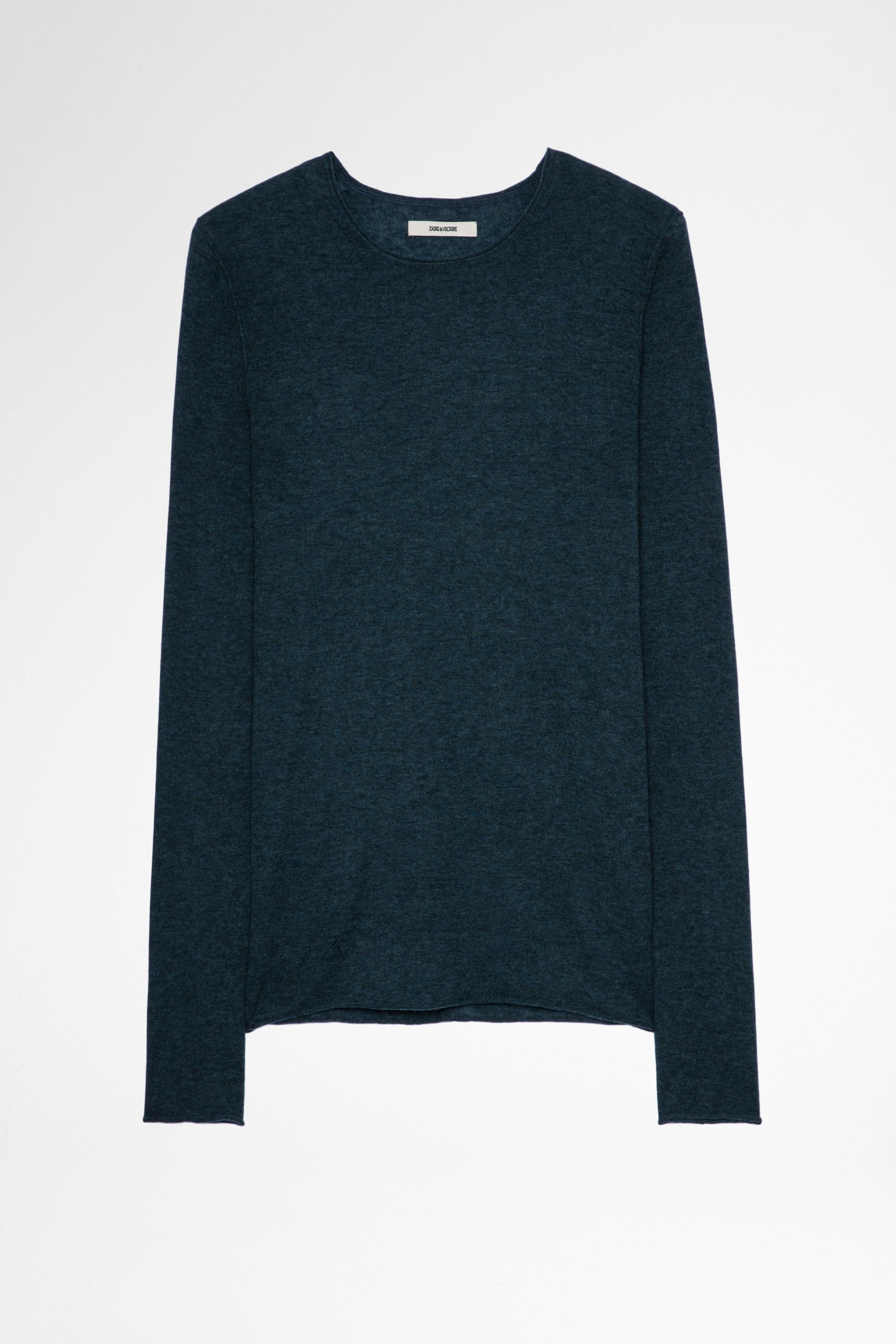 Teiss Cashmere Jumper Men’s blue cashmere sweater