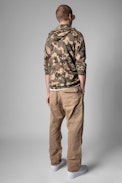 Clay Cashmere Jumper - Men's camouflage cashmere jumper
