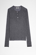 Veiss Sweater - Women's gray cashmere sweater