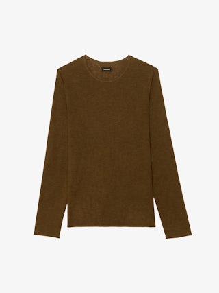 Teiss 100% Cashmere Jumper - Round neck jumper with long sleeves.