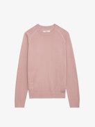 Sudadera Thomaso - Sudadera rosa con mangas largas y firma.