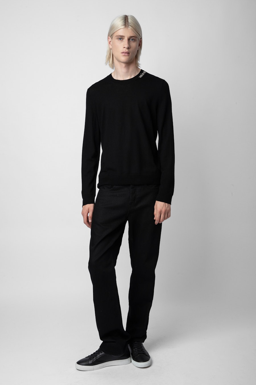 쟈딕 앤 볼테르 남성 니트웨어 Zadig &amp; Voltaire Kennedy Sweater,Black