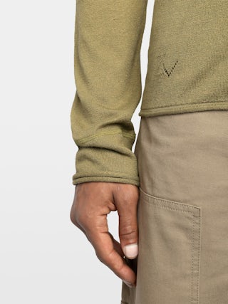 Pull Veiss - Pull fin avec col boutonné.