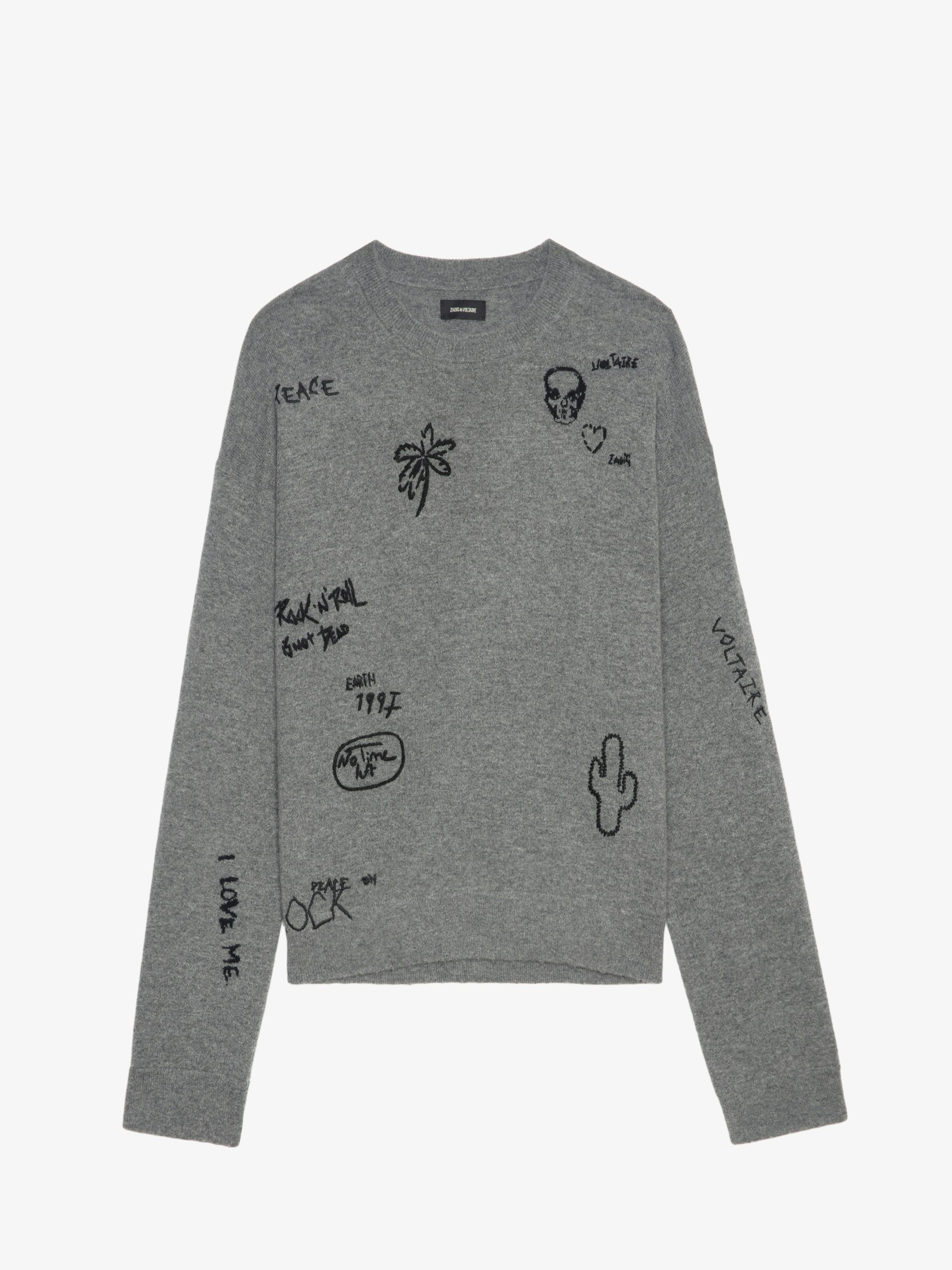 Kennedy Jumper sweater black men | Zadig&Voltaire