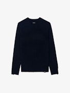 Jordan Jumper - Round neck jumper with distressed effect.