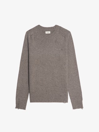 Jordan Jumper - Jumper with round neck and distressed effect.