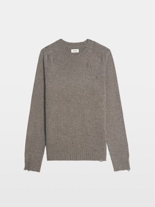 Jordan Jumper - Jumper with round neck and distressed effect.